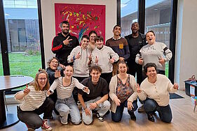 Le groupe de stagiaires de la 1ère promotion du BAFA Inclusif - Agrandir l'image, fenêtre modale